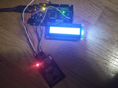 Arduino Mega LCD RFID LOCK