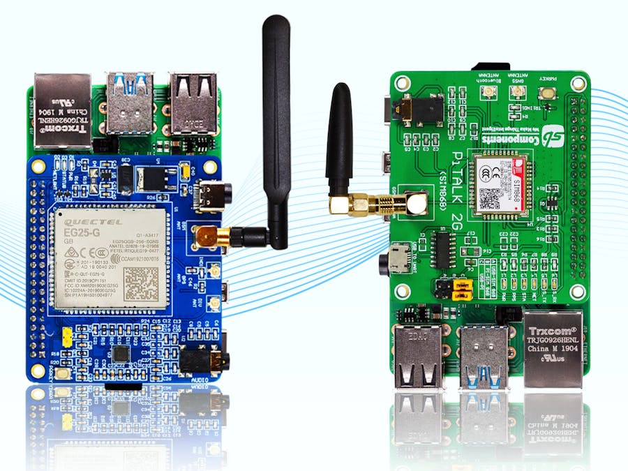 PiTalk - 4G IoT HAT for Raspberry Pi & 4G Dongle