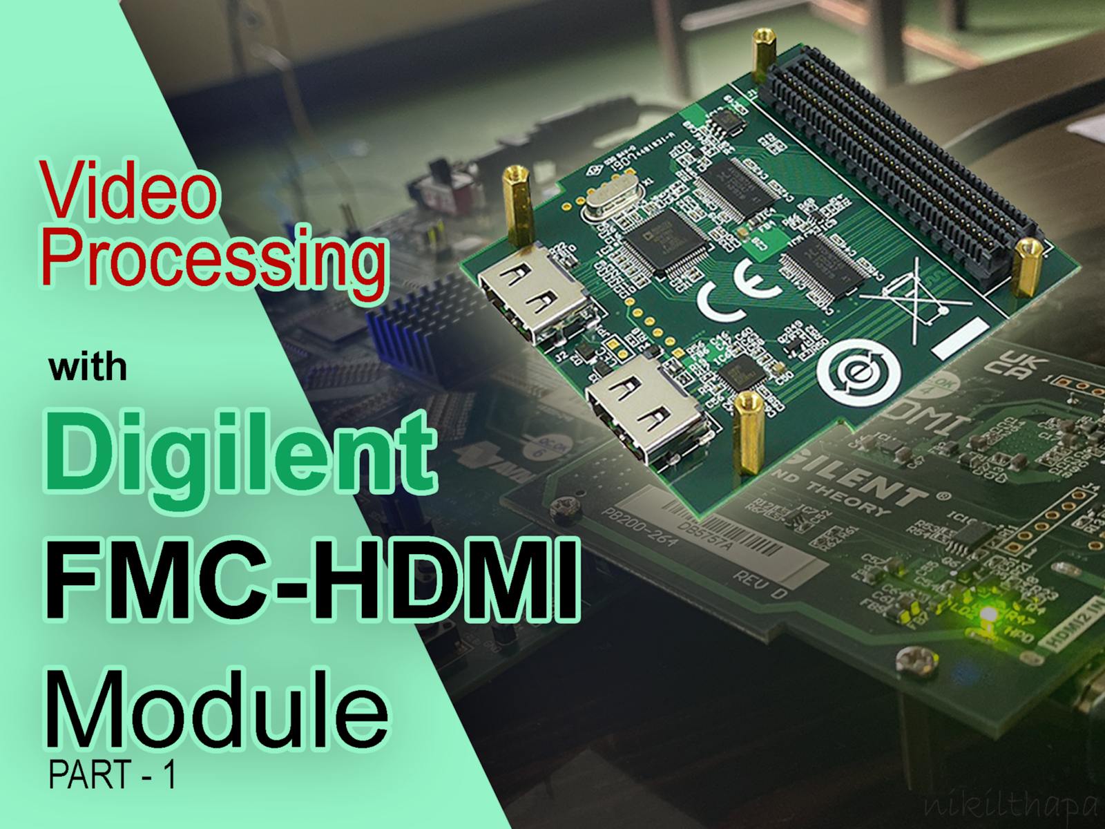Video Processing with Digilent FMC-HDMI - Part 1