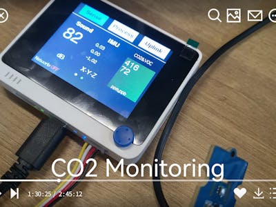 CO2 monitoring with Wio terminal