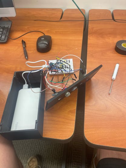 Figure 1: Circuit Assembly with circuit exposed