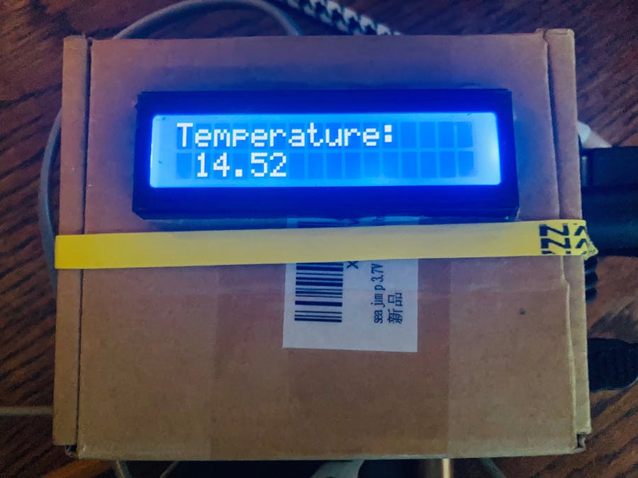 Arduino Temperature Display (With Thermistor)