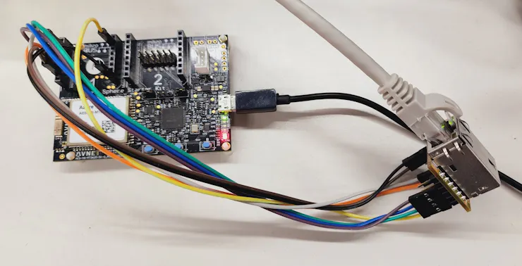 How to use the W5500 as Azure Sphere Ethernet adapter, Pin connection
