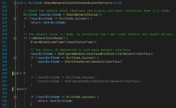 Sample Application Test #1: PrivateNetworkServices