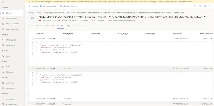 Sample Application Test #1: PrivateNetworkServices