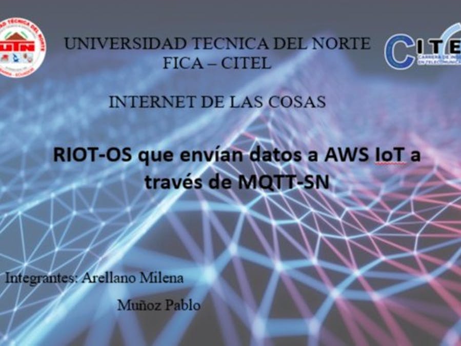 Aplicación IoT con AWS IoT Core