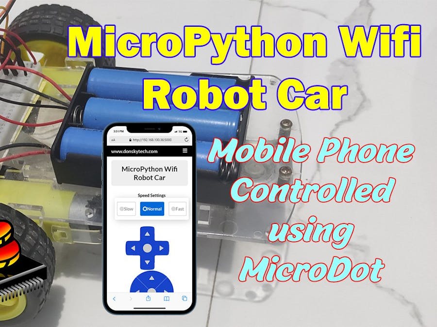 MicroPython Wifi Robot Car