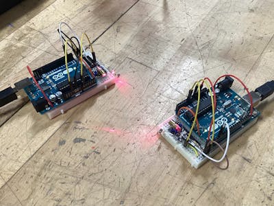 Laser Pager / Morse Code Transceiver