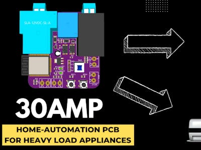 30Amp Home-Automation PCB for heavy Load Appliances