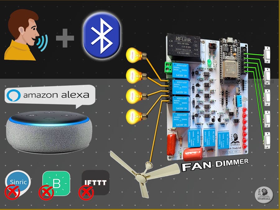 ESP32 Alexa Home Automation With Amazon Echo Dot