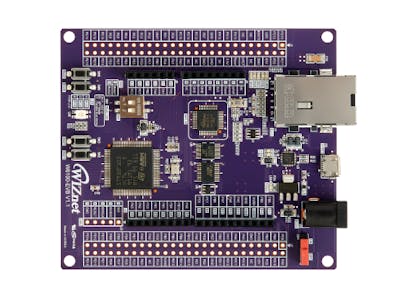 Make IPv4 or IPv6 loopback server with STM32f103vc and w6100