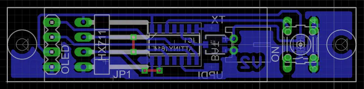 SMD components are used for most of the components