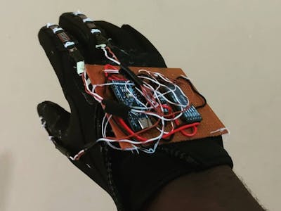 Sensor glove for sign language translation