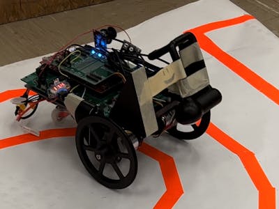 Line-Following Robot with Crash Detection