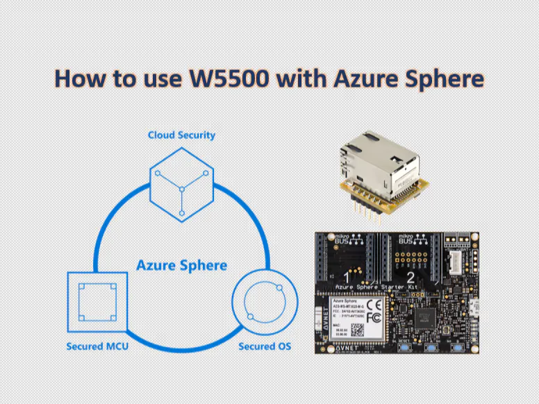 How to use the W5500 as Azure Sphere Ethernet adapter - Hackster.io