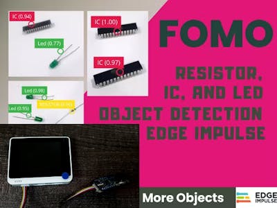 FOMO Resistor, IC, and LED using Wio Terminal & Edge Impulse