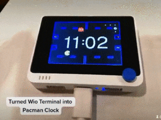 Pacman Clock - Seeed Wio Terminal