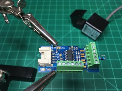 Non-contact AC power meter, i2c