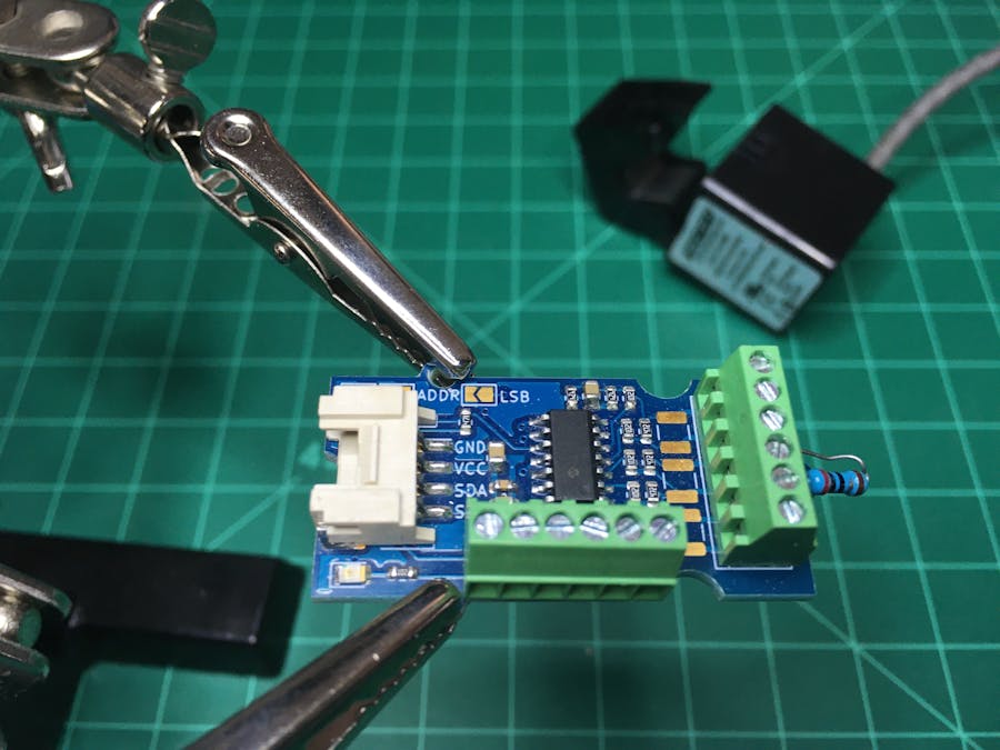 Non-contact AC power meter, i2c