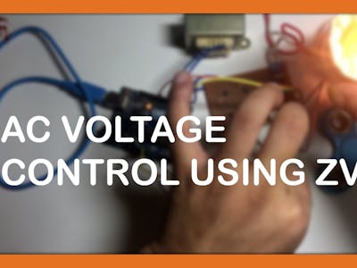 Arduino Based AC Voltage Control using Zero Voltage Crossing