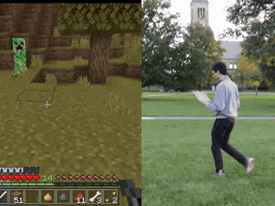 Controlling Minecraft in Real Life