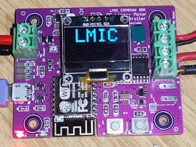 LMIC ESP8266 Linear Motor IoT Controller Board Solar Tracker