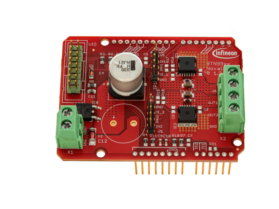 DC Motor Control shield for Arduino: BTN 99x0