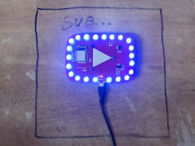 Youtube Play Button- Electronics Edition