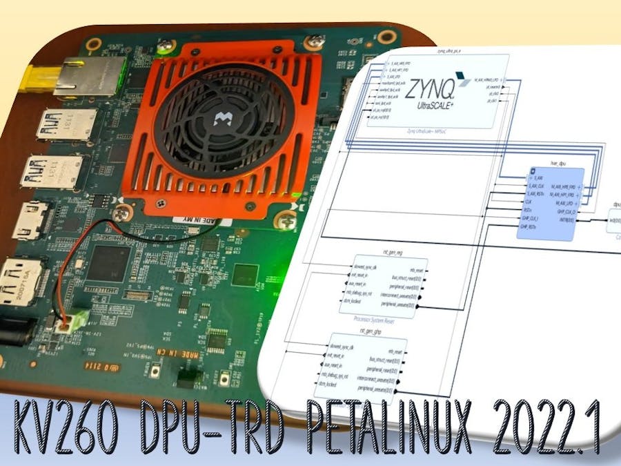 KV260 DPU-TRD Petalinux 2022.1 Vivado Flow