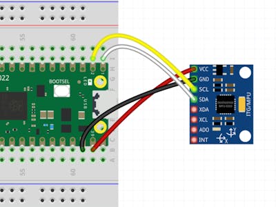 Connect MPU 6050 To Raspberry Pi Pico W