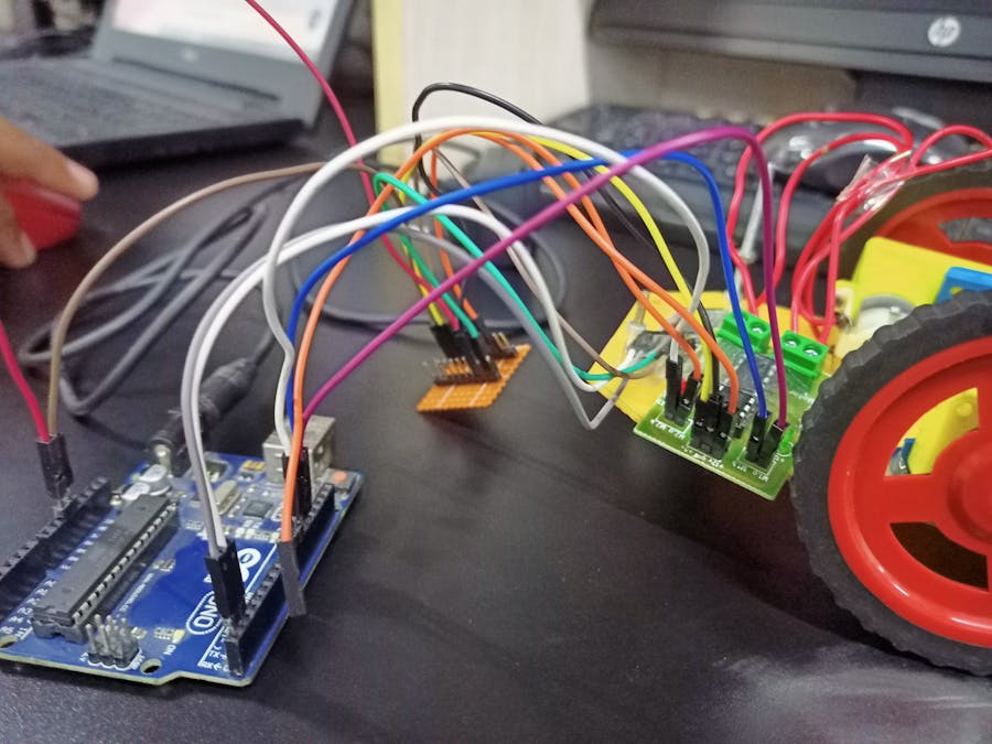 Arduino based Bluetooth Controlled Car using android app