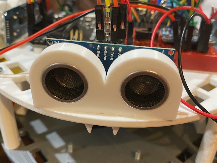 Lily∞Bot Arduino: Obstacle Avoidance With 4 Sonar Sensors