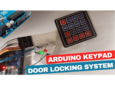 Keypad Controlled Door Locking System Using Arduino