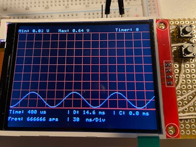 Designing oscilloscope with Arduino Boards