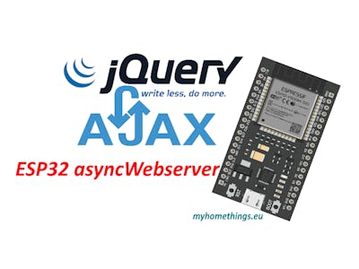 ESP32 Asynchronous Web Server with jQuery AJAX