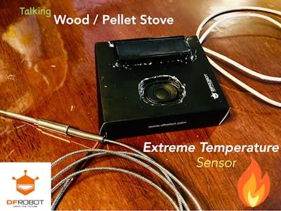 Talking Wood / Pellet Stove High Temperature Sensor
