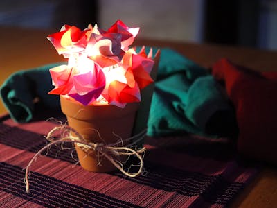 Light-up Origami LED Bouquet
