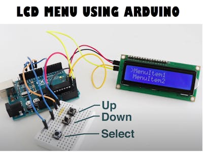 Simple LCD MENU Using Arduino