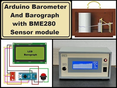 Arduino Barometer + Barograph with BME280 Sensor