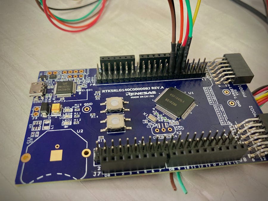 LCD display with RL78/G14 without I2C Driver