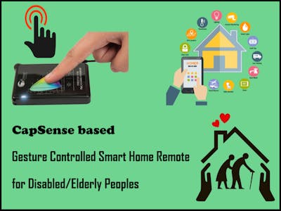 CapSense based Smart Assistive Remote for Disabled Peoples