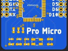 Atmega32u4 Pro Micro PCB design