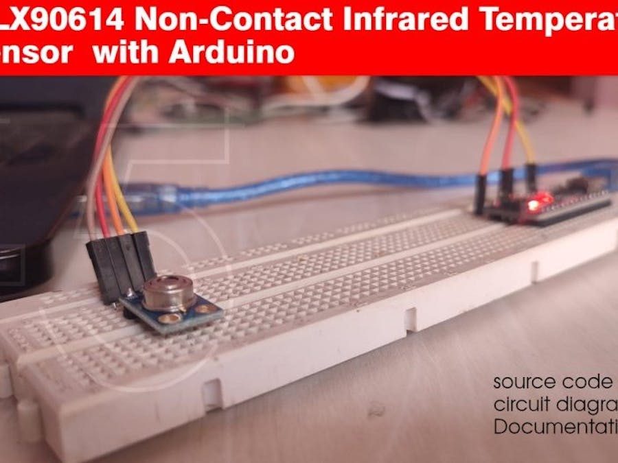 MLX90614 Infrared Temperature Sensor with Arduino