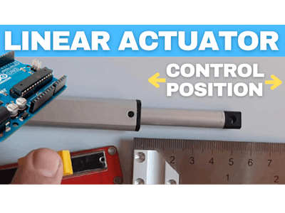 Arduino Linear Actuator Position Control With a Smooth Start