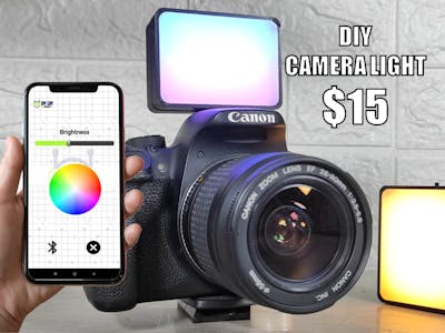 DIY Low-Cost Bluetooth Camera Light