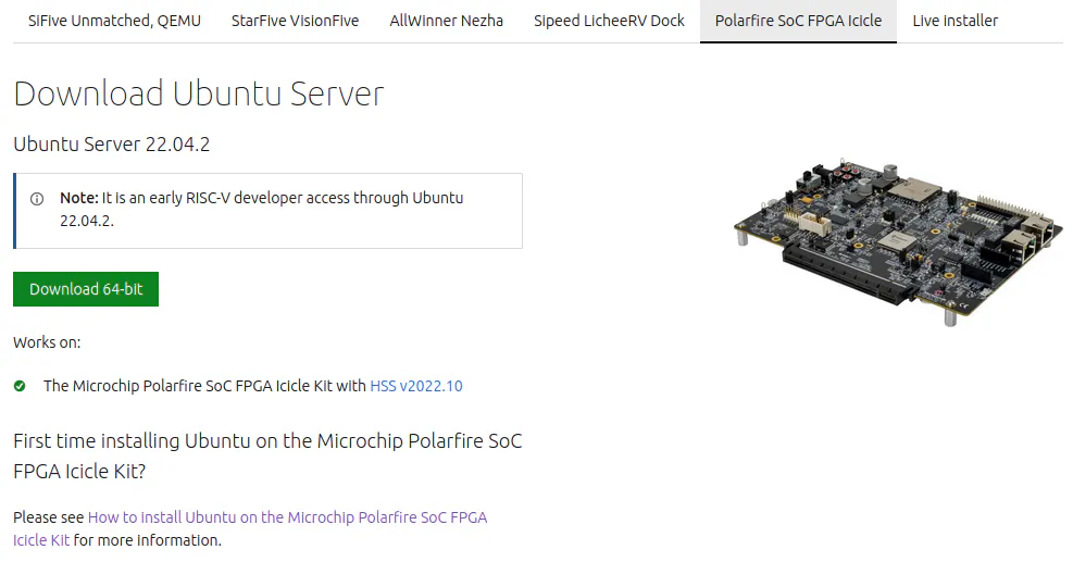 Canonical Launches a RISC-V Ubuntu Build for the Microchip
