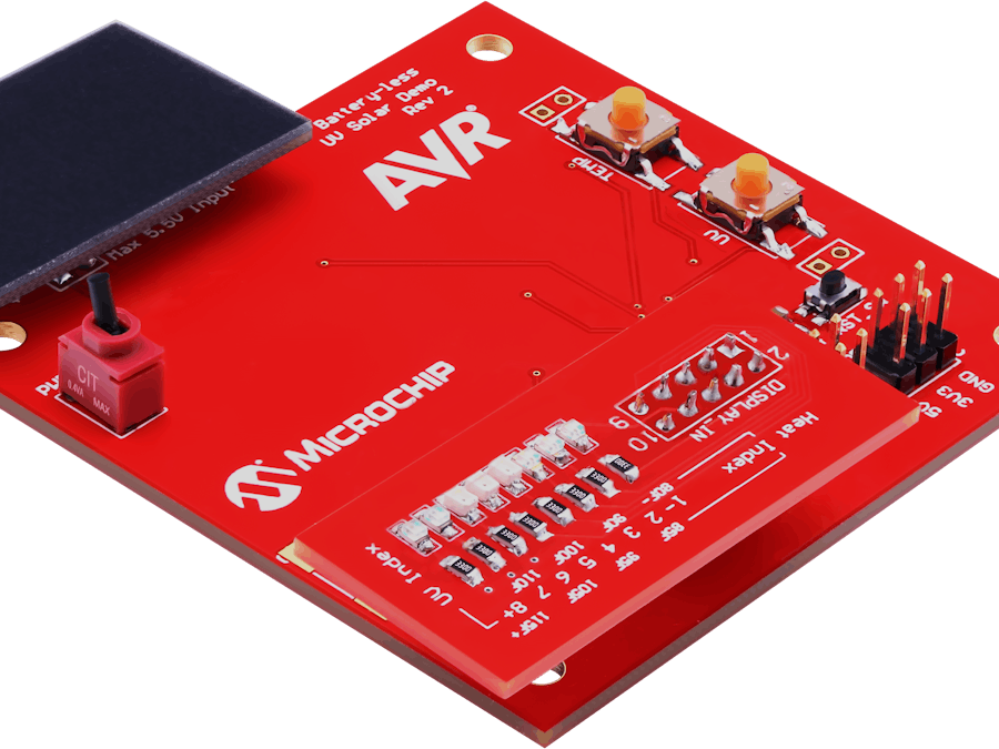 Solar Powered UV Index and Heat Index Meter