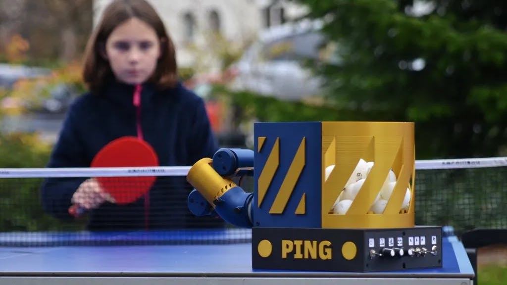 Ping Pong Robot: Another table tenn