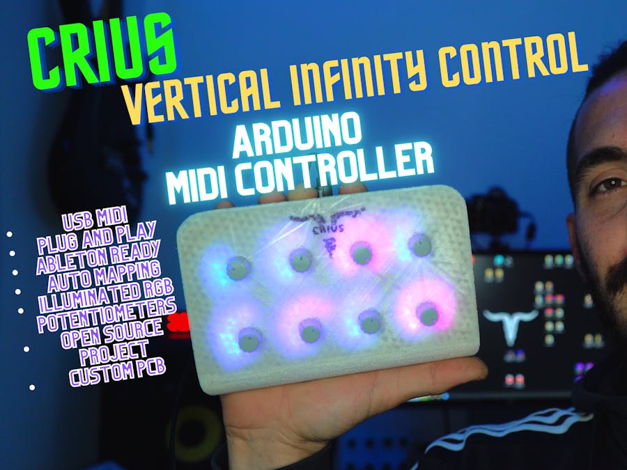 Vertical Infinity Control-Arduino MIDI Controller - Hackster.io