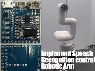 Realizing Voice Control for Robotic Arm Movement